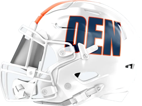 Denver Broncos helmet