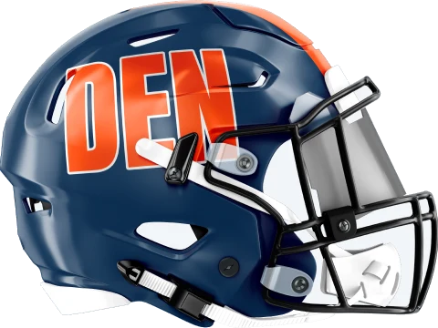 Denver Broncos helmet