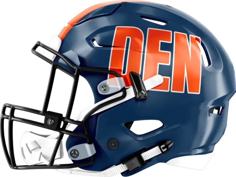 Denver Broncos helmet