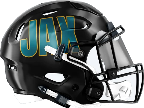 Jacksonville Jaguars helmet
