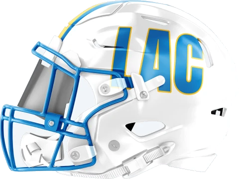 Los Angeles Chargers helmet
