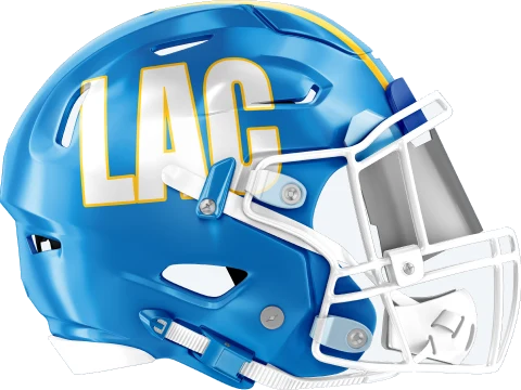 Los Angeles Chargers helmet
