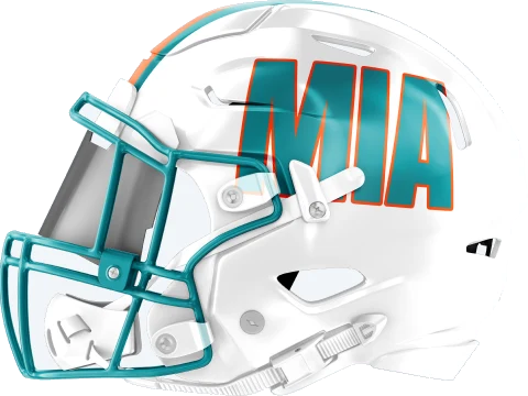 Miami Dolphins helmet