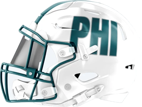 Philadelphia Eagles helmet