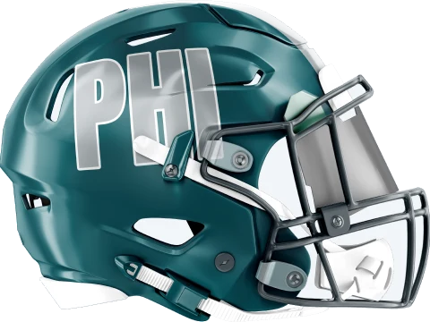 Philadelphia Eagles helmet