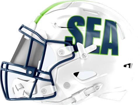 Seattle Seahawks helmet