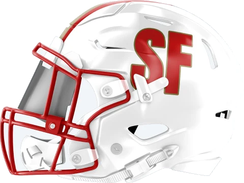 San Francisco 49ers helmet