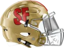 49ers helmet